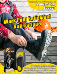Orthobrace Gel Cushion absorbs shock, reducing fatigue on hard surfaces.