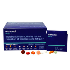 Orthomol Vital F bottle for women’s energy support