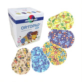 Ortopad Bamboo Boys Eye Patches blue camo pack, breathable skin-friendly design