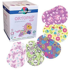 Ortopad Bamboo Eye Patches heart design adds fun while supporting skin-friendly adhesion