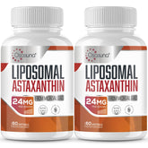 Osasuna Liposomal Astaxanthin bottle highlighting high-absorption antioxidant support