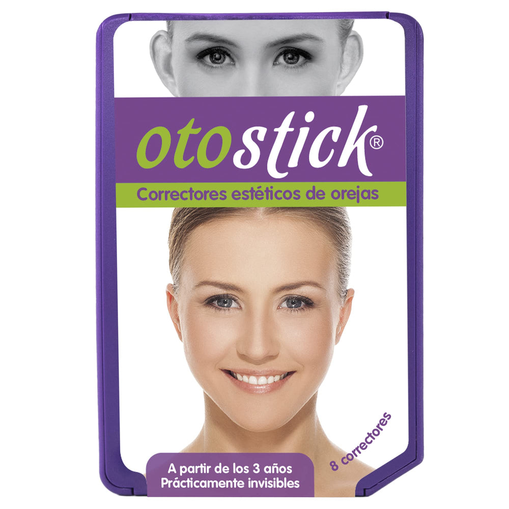 Otostick eight-pack ear correctors for discreet, non-surgical ear shaping.