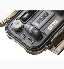 OTTO NoizeBarrier Micro 3-flange tips indicating secure fit and attenuation.