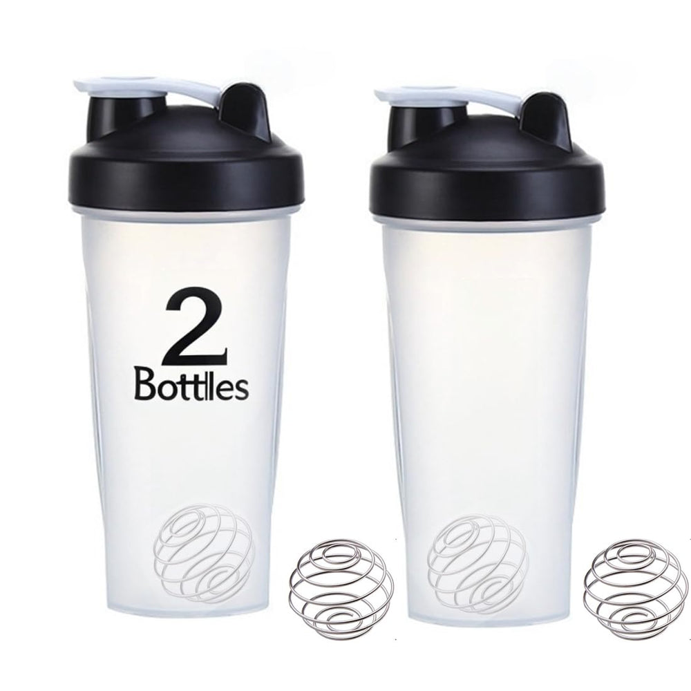 otylzto 2-pack 28 oz shaker bottle front view for protein mixes