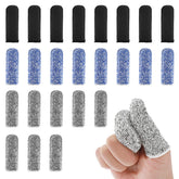 Ouligay finger cots blue pack protect fingertips during crafts and food prep.