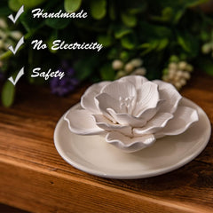 oumeiben desk-desktop porcelain diffuser on a workspace highlighting elegant design for scent