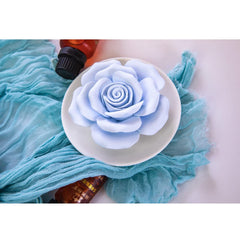 oumeiben difusor flor porcelana azul en oficina, ambiente relajante.