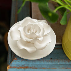oumeiben impatiens ceramic base closeup highlights spill-free surface and craftsmanship.