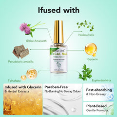 Ourui One nails growth section showing improvement over time
