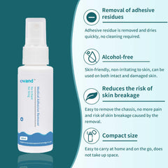 Ovand Adhesive Remover Skin Safe Formula cleans surfaces without irritation