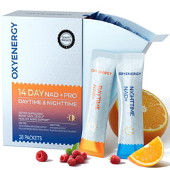 OxyEnergy morning stick provides daytime NAD+ support for focused energy.