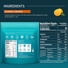 OZENKE electrolyte packet in a glass for fast post-workout hydration.