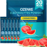 OZENKE Watermelon Electrolyte Stick close-up for quick hydration after workouts.