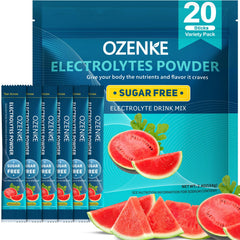 OZENKE Watermelon Electrolyte Stick close-up for quick hydration after workouts.