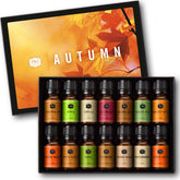 P&J Trading autumn fragrance oils in a gift box, ideal for candles and soaps.