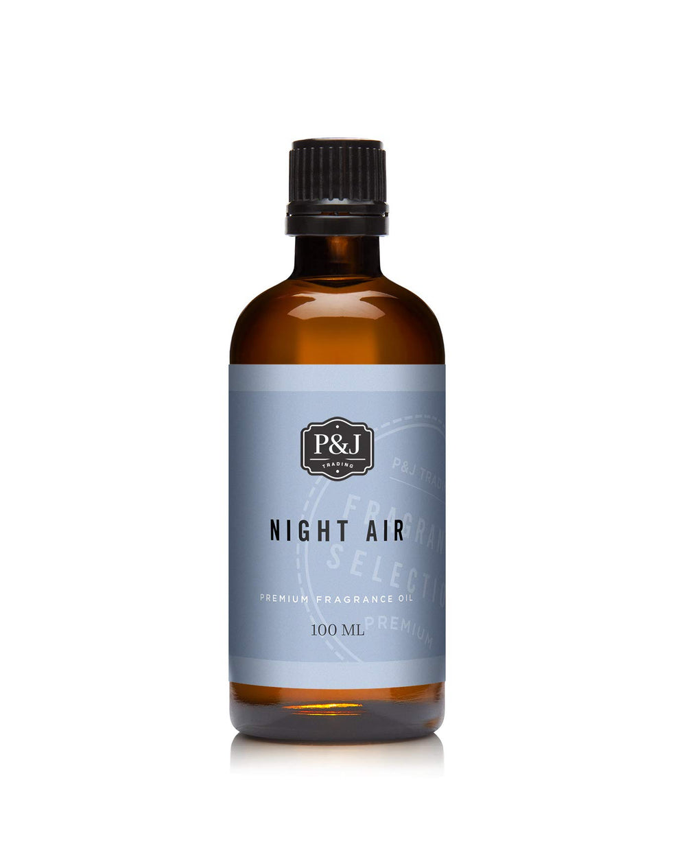 P&J Trading Night Air bottle pour for precise fragrance blending.