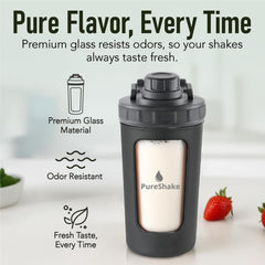 Paddi shaker cap leakproof ensures no leaks in gym bags.