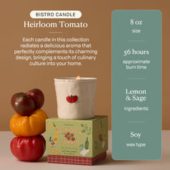 Paddywax Bistro 56-hour burn soy candle delivers long-lasting fragrance in a stylish jar.