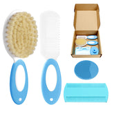 PAKENYESHA baby hair brush with soft bristles for gentle newborn grooming.