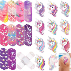 Panelee 150-piece kids bandages pack with assorted styles for quick care.