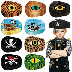Panelee eye patches pirate design for kids, light-blocking and fun