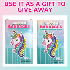 Panelee unicorn bandages showcasing waterproof fabric for active play