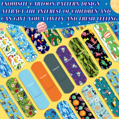 Panelee vendajes con diseños tiernos para niños, ideal para cambiar la rutina de curas.