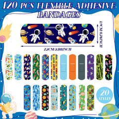 Panelee vendajes impermeables y flexibles para uso diario en casa y clase.