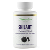 Paradise Herbs Shilajit Extract: bote y cápsulas para bienestar diario