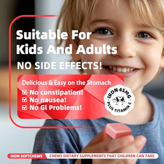 Parhaat Iron Soft Chew wrapped individually for on-the-go use