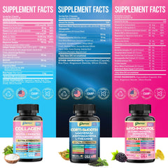 Parrox She Shines Set capsules closeup, highlighting targeted blends for daily balance.