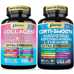 Parrox Shining Serenity Set bottle front for daily calm and balance