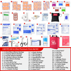 Pasenhome compact first aid bag fitting in car or backpack for travel.