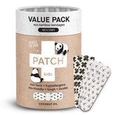 PATCH coconut oil infused bamboo bandages closeup showing gentle protection