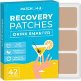 patch4u party-recovery-patch-on-arm helps you wake refreshed after a night out.