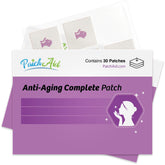 PatchAid Anti-Aging patch packaging for easy storage and on-the-go use
