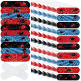 Patelai kids bandages bulk pack with spider designs for home, school, and travel use