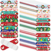 Patelai kids bandages Santa Claus pattern offer cheerful protection for small cuts and scrapes