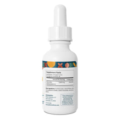 Pattern Wellness bottle being poured illustrating easy sublingual use and quick absorption