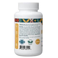 Pattern Wellness dual-action berberine cinnamon formula bottle closeup.