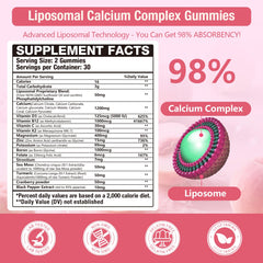 Patxans chart highlights the six calcium types for versatile daily supplementation.