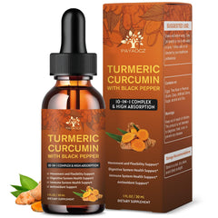 PAYAOCZ liquid turmeric drops bottle for easy daily supplementation