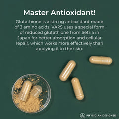 PD VARS glutathione capsules odorless tasteless design for neutral consumption