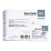 PDI Sani-Cloth AF3 wipes in large packet for quick surface cleaning.