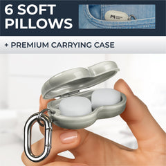 Peace&Quiet PQ Wax Ear Plugs for Swimming protect ears from water during showers or pool sessions.