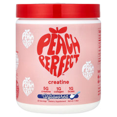 Peach Perfect Creatine Blend for Women bottle, easy-to-use workout supplement