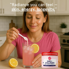 Peach Perfect resveratrol antioxidant stack bottle, powerful support for cellular health.
