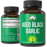 Peak Performance aged black garlic bottle pour supports daily wellness routines.