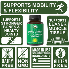 Label detail highlights three collagen types I, II, III.