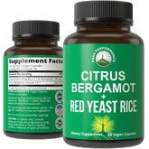 Peak Performance Citrus Bergamot 10:1 extract bottle for concentrated plant-based support.